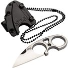 Cutit lama fixa SOG SEAL PUP ELITE CLIP POINT BLACK SERRATED