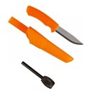 Set cutit Bushcraft Black si amnar Morakniv.