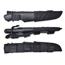 Cutit bushcraft/camping/Bushcraft Black cu teaca Tactical Black sistem Molle