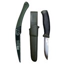 Set cutit Morakniv Companion MG (S) si fierastrau Bahco pentru bushcraft/ camping/ vanatoare