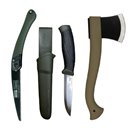 Set cuţit, fierastrau si topor pentru bushcraft/ camping/ vanatoare