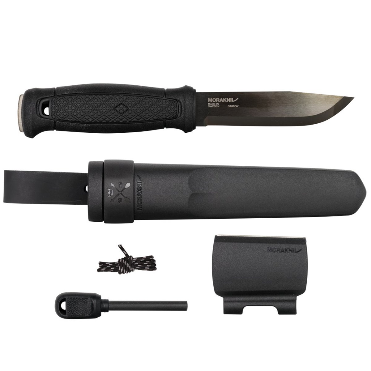 Cutit Morakniv Garberg CARBON BLACK si KIT SUPRAVIETUIRE