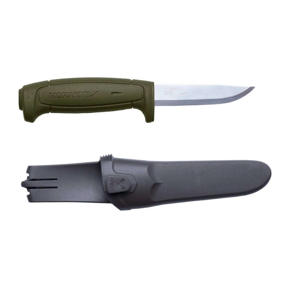 Cutit utilitar Morakniv Basic 546 BLACK/MILITARY GREEN