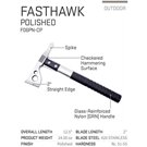 Topor SOG FASTHAWK - POLISHED F06PN-CP