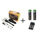 SB12 Set lanterna Armytek Barracuda Pro - White cu acumulatori Armytek 18650 Li-Ion 3500 mAh, fara protectie si incarcator