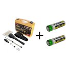 SB15 Set lanterna Armytek Barracuda Pro - Warm cu acumulatori Armytek 18650 Li-Ion 3200 mAh, cu protectie