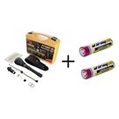 SB16 Set lanterna Armytek Barracuda Pro - Warm cu acumulatori Armytek 18650 Li-Ion 3500 mAh, cu protectie