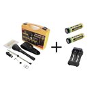 SB23 Set lanterna Armytek Barracuda Pro - Warm cu acumulatori Armytek Vape Series 18650 Li-Ion 3000 mAh si incarcator